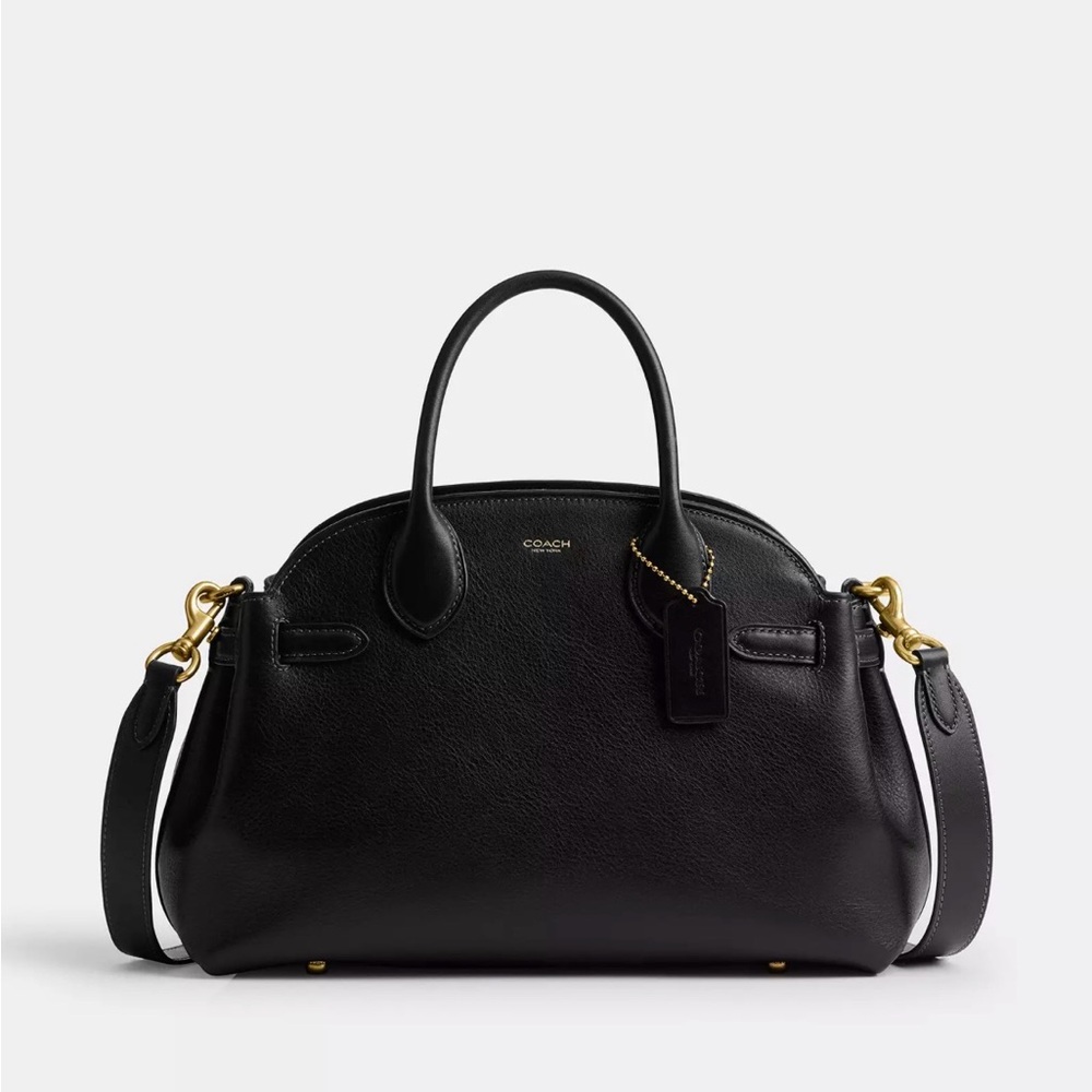 Coach Soft Empire Carryall Bag 28 (BLACK) - Picture 5 of 16